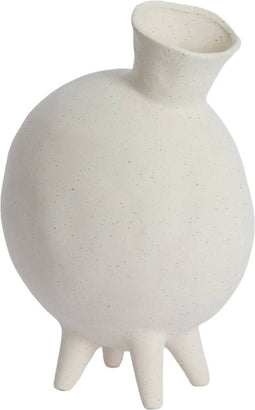 Light&living Vaas deco 20x15x29 cm BUGIBBA mat crème