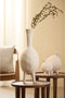 Light&living Vaas deco 20x15x29 cm BUGIBBA mat crème