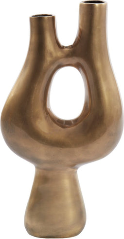 Light&living Vaas deco 20x5,5x39 cm KOTANI antiek brons