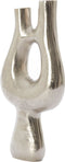 Light&living Vaas deco 20x5,5x39 cm KOTANI ruw nikkel