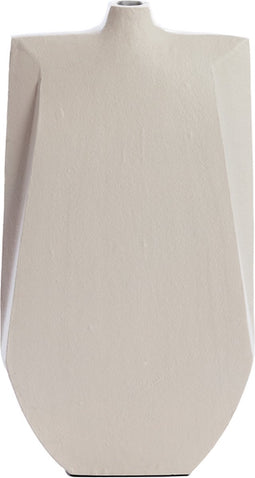 Light&living Vaas deco 21x7,5x41 cm MAKAHA crème
