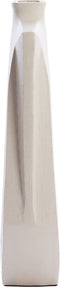 Light&living Vaas deco 21x7,5x41 cm MAKAHA crème