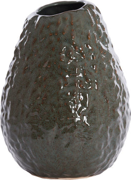 Light&living Vaas deco 22,5x22x29,5 cm AVOCADO keramiek bruin+groen