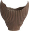 Light&living Vaas deco 26x20,5x28,5 cm MORABA donker bruin
