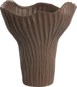 Light&living Vaas deco 26x25,5x31,5 cm MORABA donker bruin