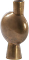 Light&living Vaas deco 28x7,5x41 cm BENOA antiek brons