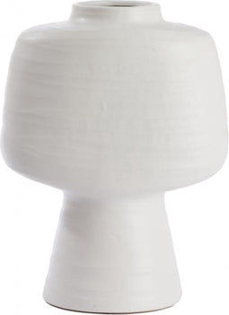 Light&living Vaas deco 29,5x18x38,5 cm GANDORO keramiek mat crème