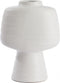 Light&living Vaas deco 29,5x18x38,5 cm GANDORO keramiek mat crème