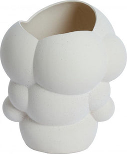 Light&living Vaas deco 29,5x29x33 cm LUZZU mat crème