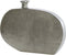 Light&living Vaas deco 32x3,5x30 cm OBIDA ruw nikkel