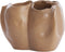 Light&living Vaas deco 33,5x33x22,5 cm SANGULI keramiek grijs bruin