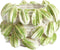 Light&living Vaas deco 33,5x33x23 cm CARAMBOLA keramiek crème+groen