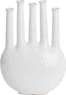Light&living Vaas deco 34x14x48 cm BEKAPO keramiek crème