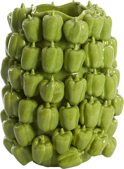 Light&living Vaas deco 35x33x47 cm BELLPEPPER keramiek glanzend groen