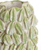 Light&living Vaas deco 35x33x47 cm CARAMBOLA keramiek crème+groen