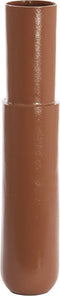 Light&living Vaas deco Ø13x64 cm ASEGO glanzend terra-bruin