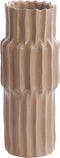 Light&living Vaas deco Ø14,5x36 cm LONGA keramiek grijs bruin