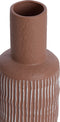 Light&living Vaas deco Ø17,5x40,5 cm MUNDAKA mat terra-crème