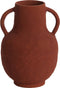Light&living Vaas deco Ø18,5x26 cm SARMANO steenrood