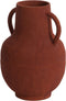 Light&living Vaas deco Ø18,5x26 cm SARMANO steenrood