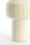 Light&living Vaas deco Ø18x42 cm SENUMA glanzend wit+zwart