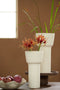 Light&living Vaas deco Ø19x38 cm ALSACIA keramiek mat crème