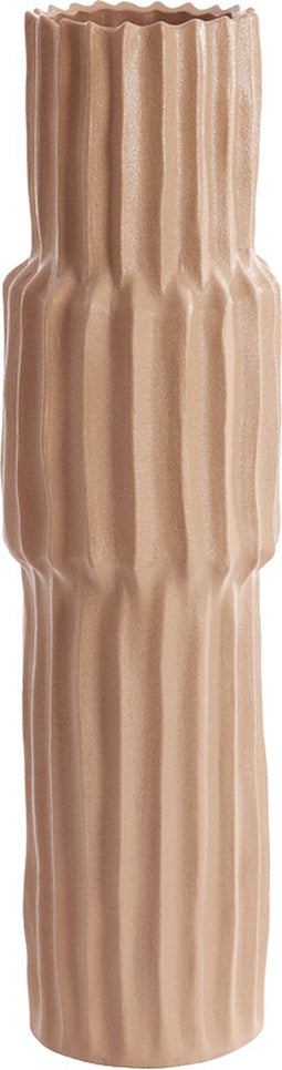 Light&living Vaas deco Ø20,5x72,5 cm LONGA keramiek cognac bruin