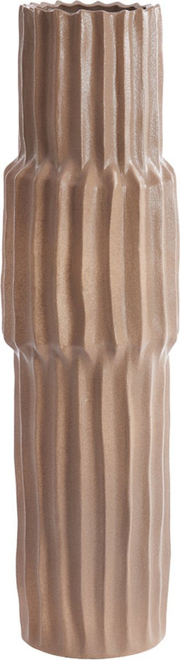 Light&living Vaas deco Ø20,5x72,5 cm LONGA keramiek grijs bruin