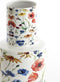 Light&living Vaas deco Ø20x40 cm YVOTY wit+bloemen print