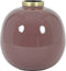 Light&living Vaas deco Ø22x22 cm CHOW oud roze-antiek brons