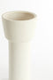 Light&living Vaas deco Ø22x46 cm ALSACIA keramiek mat crème