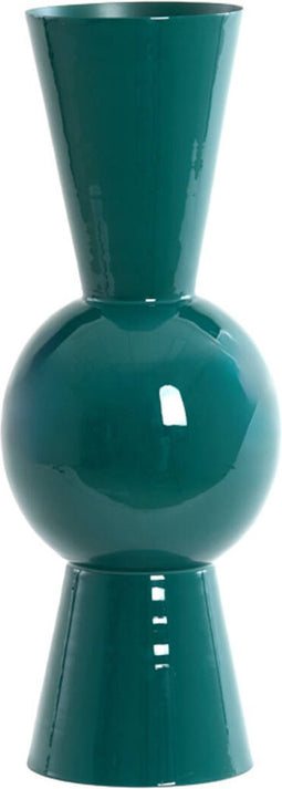 Light&living Vaas deco Ø25x60 cm CHEDI glans donker groen