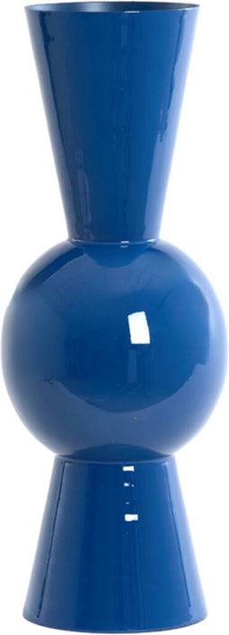 Light&living Vaas deco Ø25x60 cm CHEDI glans kobalt blauw