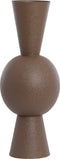 Light&living Vaas deco Ø25x60 cm CHEDI mat donker bruin