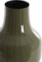 Light&living Vaas deco Ø27x49 cm SINDO glanzend donker olijf groen+zwart