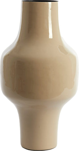 Light&living Vaas deco Ø27x49 cm SINDO glanzend taupe