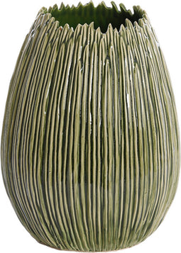 Light&living Vaas deco Ø28,5x36 cm KOPRA keramiek donker groen