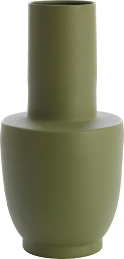 Light&living Vaas deco Ø29x55 cm DATUH olijf groen