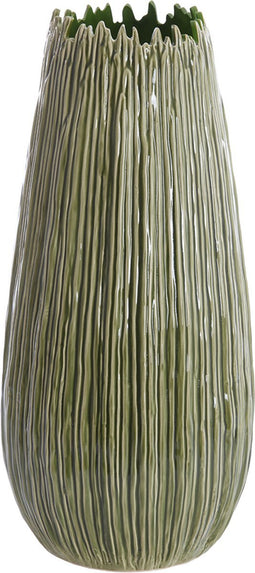 Light&living Vaas deco Ø30,5x65 cm KOPRA keramiek donker groen