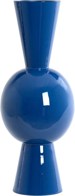 Light&living Vaas deco Ø30x75 cm CHEDI glans kobalt blauw