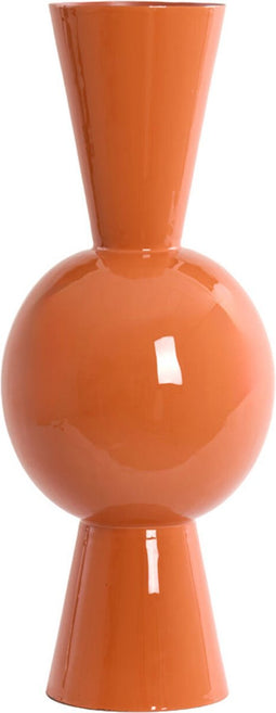 Light&living Vaas deco Ø30x75 cm CHEDI glans oranje