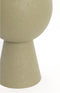 Light&living Vaas deco Ø30x75 cm CHEDI mat olijf groen