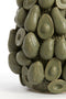 Light&living Vaas deco Ø33x37,5 cm AVOCADO keramiek olijf groen