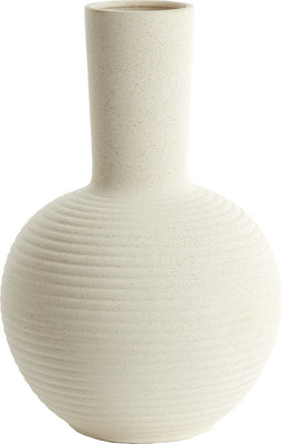 Light&living Vaas deco Ø34x52 cm ULLOA keramiek mat crème