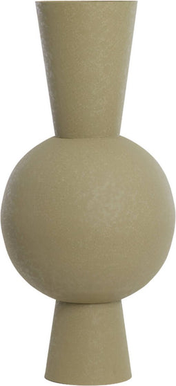 Light&living Vaas deco Ø39x83 cm CHEDI mat olijf groen