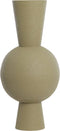 Light&living Vaas deco Ø39x83 cm CHEDI mat olijf groen