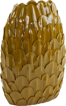 Light & Living - Vaas FEDER - 28.5x19x40cm - Geel