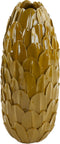 Light & Living - Vaas FEDER - 28.5x19x40cm - Geel