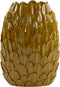 Light & Living Vaas Feder - Okergeel - 37x23x50cm - Modern
