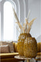 Light & Living Vaas Feder - Okergeel - 37x23x50cm - Modern
